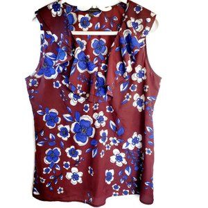 Banana Republic women floral print top, blouse